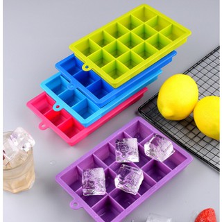 Durable Strong Ice Tray 37/15 Cell Honeycomb Shape Silicone Ice Cube Molder With Lid