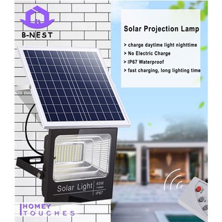B-NEST LED SOLAR LIGHT 10w/45w/65w/150w charge daytime work at night