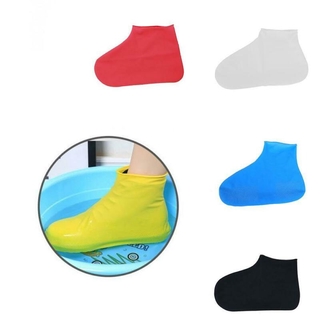 Waterproof Zipper Shoe Covers Silicone Case Rain Boot Reusable Portable Non-slip