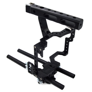 Rod Rig Camera Video Cage Handle Grip Fits for DSLR Sony A7 A7r A7s II 2018tech (1)