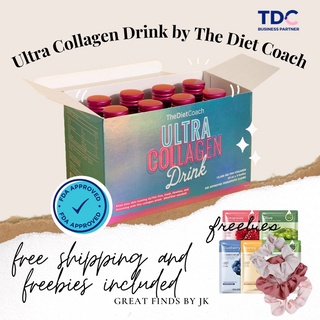 【Ready Stock】♨Ultra Collagen Drink by The Diet Coach with FREEBIES Scrunchie, Facemask and Stickers