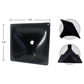 car carcarcar accessories¤❆☸⚡7.5 x 7.5 inches Horn Plastic Thread Type for Tweeter Driver Unit⚡