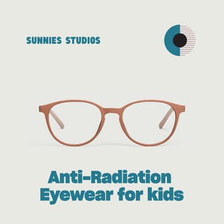 Sunnies Studios Anti Radiation Eyewear Ren (Maple) [Non-graded Blue Light Eyeglasses for Kids]