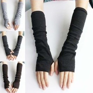 Gloves Wristband Mitten Sleeve Long Arm Winter (1)