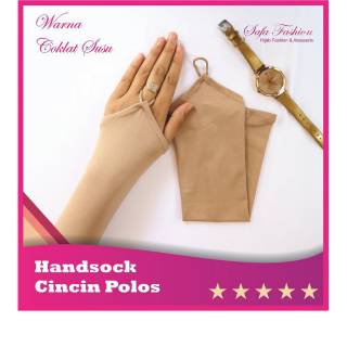 1pair Multicolor 30cm Plain Spandex Hand Sock for Women