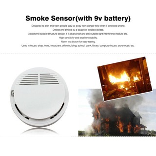 Independent Type Smoking Detector Alarm Fire Smoke Sensor Home Security