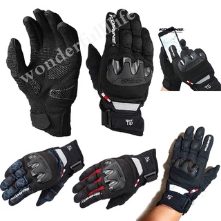【In Stock】Komine GK-220 Komine Gloves 3D Mesh Touch Screen Gloves for Motorcycle Motorcycle Glove (1)