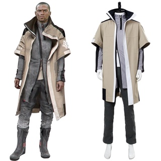 In Stock Detroit: Become Human RK200 Cosplay Costume Markus Cosplay Costume Full Set Coat Shirt Pants Markus Daily Casual Wear