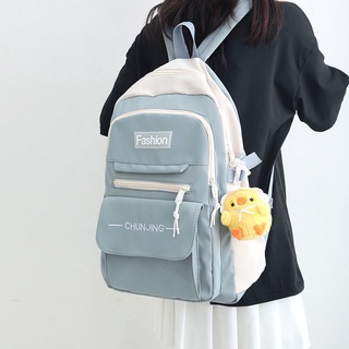 ▲▧✤School bag female Korean version backpack high school student junior high school student middle s