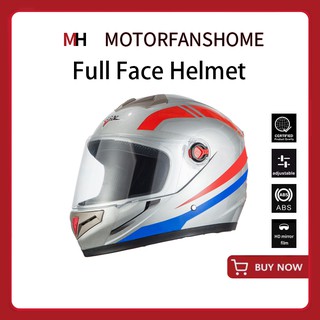 【ICC&COD】MH Motorcycle Helmet Full Face Helmet With ICC Single Visor Clear Lens