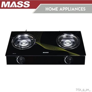 ☌【Happy shopping】 MASS Tempered Glass Stylish Single and Double Burner Gas Stove