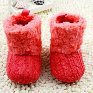 Baby warm comfortable baby knitted crib boots