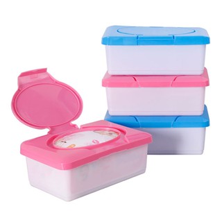 Dry Wet Tissue Paper Case Baby Wipes Napkin Storage Box Container Plastic Holder