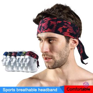 Headband Absorbent Head Sweat Band Sweatband For Women Men Sport Running Yoga