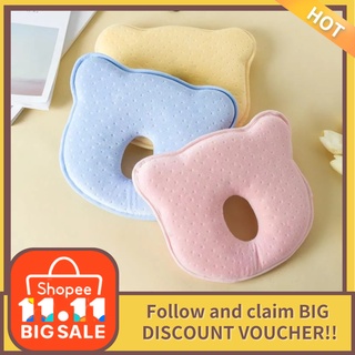 [COD] Newborn Baby Pillow Soft Infant Baby Pillows Prevent Flat Head Memory Foam Cushion Sleeping