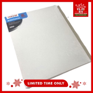HOKKA Canvas Board Painting Plain with Wooden Frame With Wooden Clip (4 Sizes)