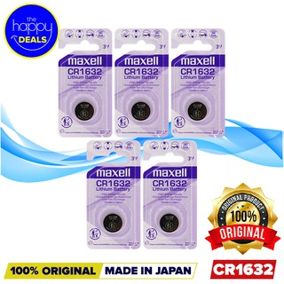 Maxell CR1632 Watch & PC Batteries Single Pack (Set of 5)