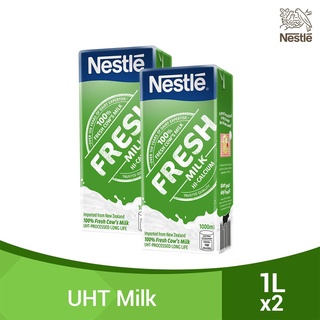 Pure milk﹉NESTLE Fresh Milk 1L - Pack of 2