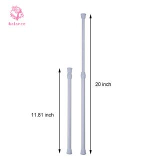 Curtain Rail Pole Rod Telescopic Tension High Carbon Steel Extendable For Bathroom (6)