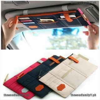 【TF+COD】Interior Accessories Auto Sunshade Cover Car Sun Visor CD Holder Phone