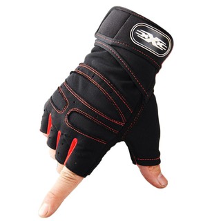 Man Anti-Skid Half Finger Gloves Comfortable Breathable Sports Gloves for