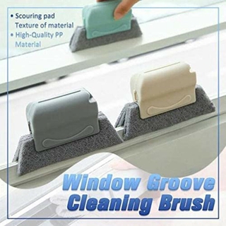 READY STOCK Door Window Track Groove Dust Removal Cleaning Brush Cloth Home Laundry Tool Magnetic Window Cleaner