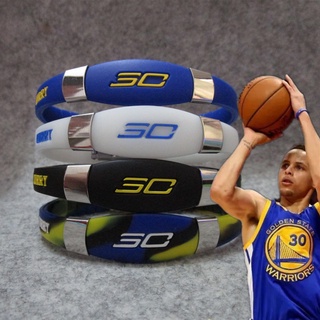 New arrival Stephen Curry Adjustable NBA baller band bracelet silicone sports wristbands for fans