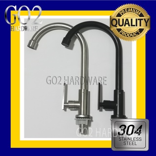 Stainless Steel 304 Kitchen Faucet Single Cold, COD