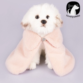 L~♘ Pet Cape Closure Keeping Warmth Friendly Dogs Coat Pet Supplies (1)
