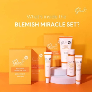 NEW PRODUCT ALLERT!! HELLO GLOW BLEMISH MIRACLE SET WITH AHA/BHA BY EVER BILENA