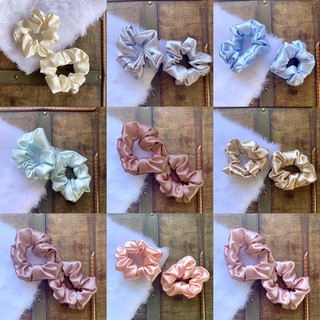 Silk Satin Scrunchies - Pastel Babies Collection