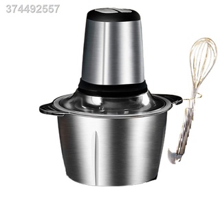 ☎Meat grinder 2L capacity kitchen meat grinder stainless steel multifunctional electric mixer 250W