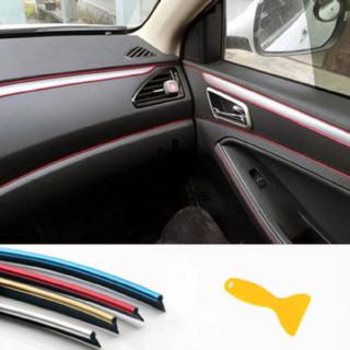 CENZIMO 5M Moulding Trim Rubber Strip Car Door Car Interior Decor Point Edge Strip Accessories (7)