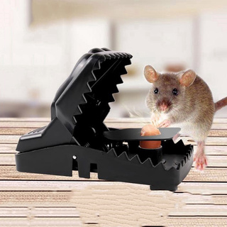 Mousetrap Reusable Rat Trap Catching Mice Mouse Mousetrap Spring Rodent Trap-Easy Catcher