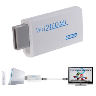 For Wii To HDMI 1080P Upscaling Converter Wii2HDMI Adapter Converters Full HD Output Upscaling 3.5mm Audio Video Output Newest