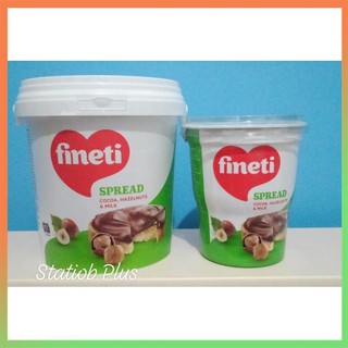 【Available】FINETI Hazelnut Spread Cocoa, & Milk 200g/400g/1Kg (1 Tub)