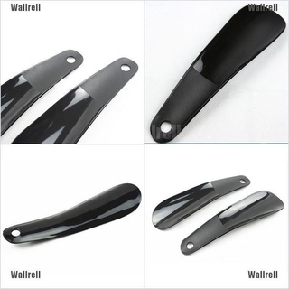 Wallrell Professional-Plastic-Shoe-Horn-Lifter-Flexible-Sturdy-Slip-12cm-Shoehorn-Black
