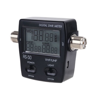 lucky* NISSEI RS-50 Digital SWR Watt Meter 125-525MHz UHF / VHF M Type Connector Micro USB-DC 5V Out