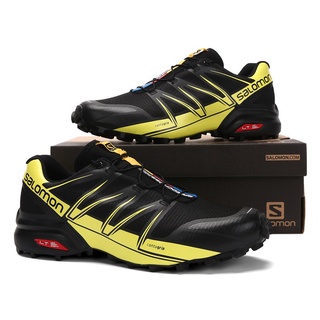 Salomon hiking shoes Men Salomon SPEEDCROSS PRO Running Shoes Black & Yellow Acyo