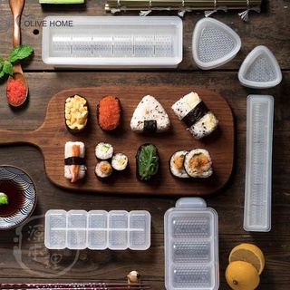 DIY Sushi Mold Onigiri Rice Ball Food Press Triangular Sushi Maker Mold Sushi Kit Japanese Kitchen Bento Accessories