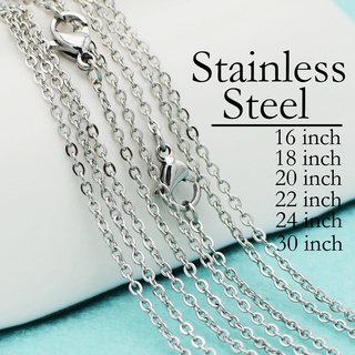100 pcs - Stainless Steel Chain Neceklace, Stainless Steel Necklace Chain, 16/18/20/22/24/30 Inch