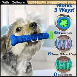 Dog Chewing Toys Removable Rubber Pet Teeth Cleaning Toys Dog Toothbrush Pet Molar Cleaning Stick