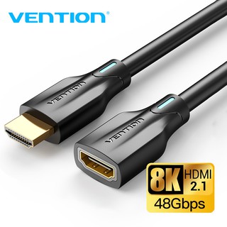 Vention HDMI 2.1 Extension Cable 8K HDMI 2.1 Extender Cable 48Gbps HDMI Male to Female Cable for PS4 HDMI Switch HDMI Extender