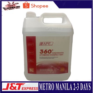 5L 360 Scented Atomized Disinfectant Fog Solution