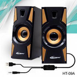 ME HT09A HOTMAI Portable Speaker Wired USB 2.0 Powered W/3.5MM AUX IN For PC CP Extra BASS
