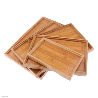 ✎Multi-sizes Wooden Tea Breakfast Serving Trays / Craft Plain Wood Platter