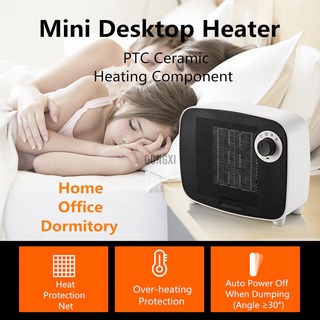 1500W Mini Desktop Electric Heater Fan Portable Warmer PTC Ceramic Home Office