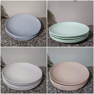 10inches round plates (25cm) elegant|thick melamine wares not plastic | good quality