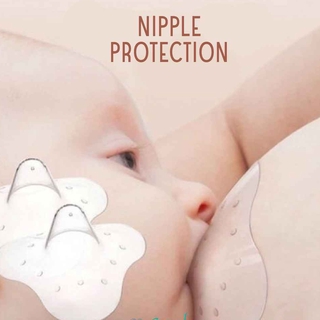 Nipple Shield 1 Pair Silicone Nipple Protector Nursing Cover with Case Breastfeeding Nipple Cover
