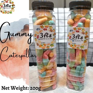 Gummy Caterpillar/ Kutkutin in a Jar (350ml)